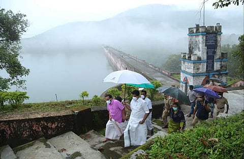 മന്ത്രിമാരായ കെ രാജനും റോഷി അഗസ്റ്റിനും മുല്ലപ്പെരിയാറില്‍/പിടിഐ