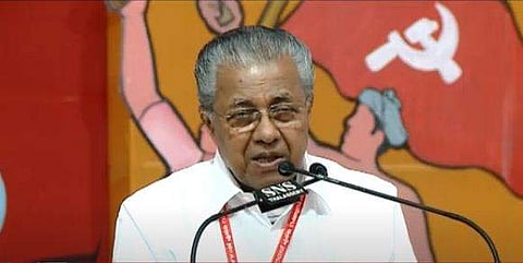 പിണറായി വിജയൻ പ്രസം​ഗിക്കുന്നു/ ടെലിവിഷൻ ദൃശ്യം