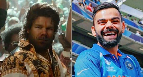 വീണ്ടും ’ഞെട്ടിച്ച്’ ഡേവിഡ് വാർണർ; ഇത്തവണ 'പുഷ്പ'യിലെ അല്ലു അർജ്ജുൻ; ’കുഴപ്പമൊന്നുമില്ലല്ലോ’ എന്ന് കോഹ്‌ലി (വീഡിയോ)