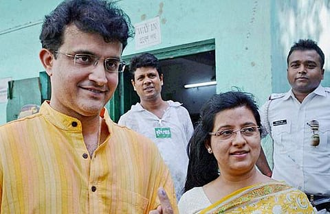 സൗരവ് ഗാംഗുലിയും ഭാര്യ ഡോണയും/ഫയല്‍