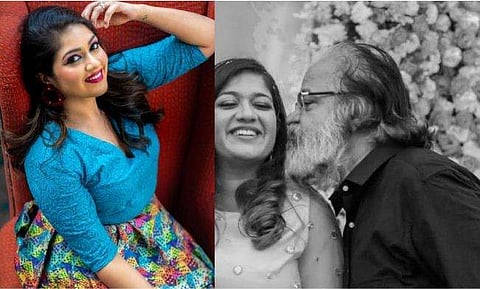 മേഘ്ന രാജ് അച്ഛൻ സുന്ദർ രാജിനൊപ്പം/ ഇൻസ്റ്റ​ഗ്രാം