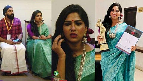 സ്വാസികയും സിജുവും/ വിഡിയോയിൽ നിന്ന്, സംസ്ഥാന ചലച്ചിത്ര അവാർഡുമായി സ്വാസിക/ ഫേയ്സ്ബുക്ക്