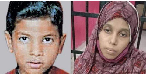 കൊല്ലപ്പെട്ട ആമില്‍, പ്രതി ഷാഹിദ