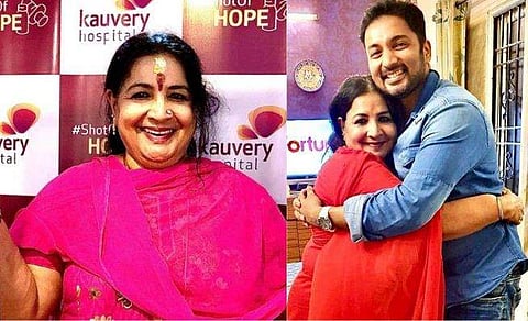 ജയഭാരതി വാക്സിൻ സ്വീകരിച്ചതിന് ശേഷം, ജയഭാരതിയും മുന്നയും/ ഇൻസ്റ്റ​ഗ്രാം