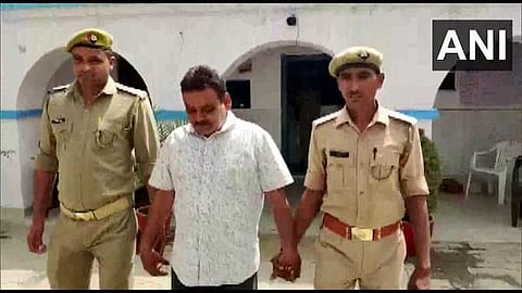 പ്രതി അനിരാജ് പിടിയിലായപ്പോള്‍/ എഎന്‍ഐ ചിത്രം