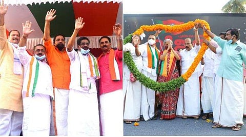 യുഡിഎഫ്, ബിജെപി നേതാക്കള്‍ / ഫയല്‍
