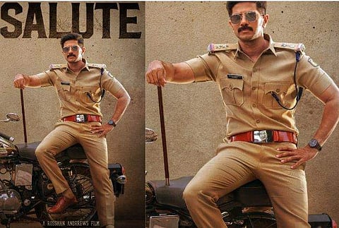 സല്യൂട്ട് ഫസ്റ്റ്ലുക്ക്/ ചിത്രം: ഫേസ്ബുക്ക്