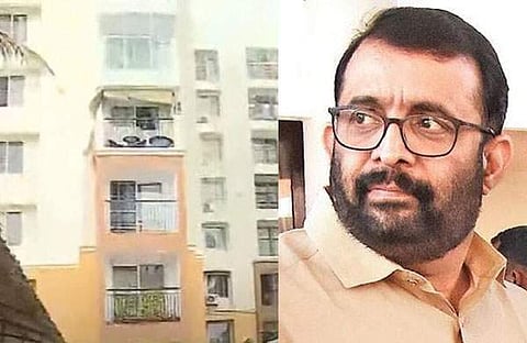 സ്പീക്കര്‍ ശ്രീരാമകൃഷ്ണനുമായി ബന്ധമുണ്ടെന്ന് ആക്ഷേപം ഉയര്‍ന്ന ഫ്ലാറ്റ്/'ടിവി ചിത്രം