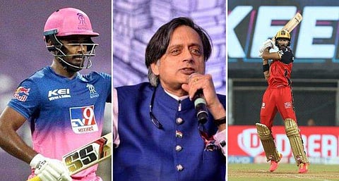 ശശി തരൂര്‍, ദേവ്ദത്ത് പടിക്കല്‍/ഫോട്ടോ: സോഷ്യല്‍ മീഡിയ