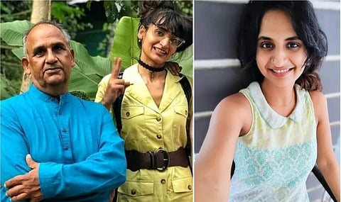 ഡിംപൽ അച്ഛനൊപ്പം, തിങ്കൾ/ ഇൻസ്റ്റ​ഗ്രാം