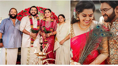സന്ദീപിനും അഞ്ജലിക്കുമൊപ്പം മാഫിയ ശശിയും ഭാര്യയും/ ഇൻസ്റ്റ​ഗ്രാം