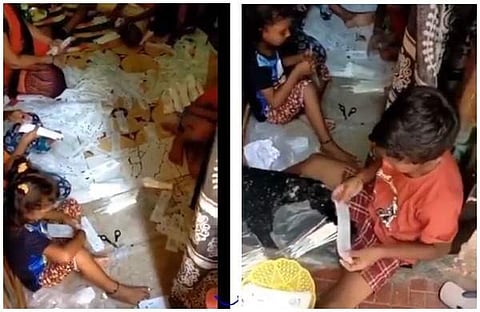 സോഷ്യല്‍ മീഡിയയില്‍ പ്രചരിക്കുന്ന വീഡിയോയില്‍ നിന്ന്‌