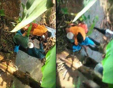 സാമൂഹ്യ മാധ്യമങ്ങളില്‍ പ്രചരിക്കുന്ന വീഡിയോയില്‍ നിന്ന്