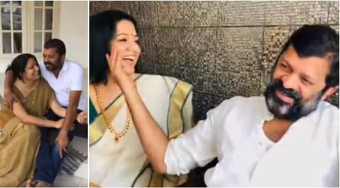 സച്ചിയും ഭാര്യ സജിയും/ വിഡിയോ സ്ക്രീൻഷോട്ട്