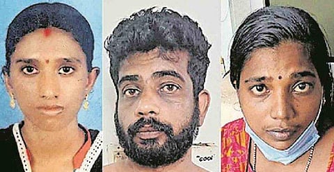 മരിച്ച അനിത, പിടിയിലായ പ്രബീഷ്, രജനി