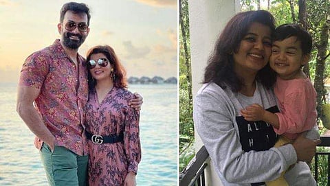 പൃഥ്വിരാജും സുപ്രിയയും, സുപ്രിയ അല്ലിയ്ക്കൊപ്പം/ ഇൻസ്റ്റ​ഗ്രാംprit