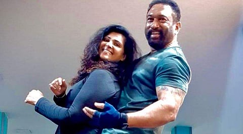 വാണി വിശ്വനാഥും ബാബുരാജും/ ഫേയ്സ്ബുക്ക്