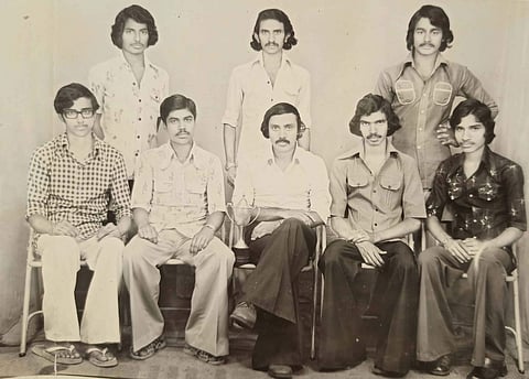 കിരാതബലി നാടക സംഘം. ​ഗോപൻ, ഹരിദാസ്, അബ്ബാസ് സാർ, ഹംസ, മുരളി, വിനോദ്, റഷീദ്, ലേഖകൻ