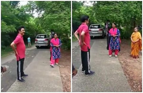 ട്വിറ്ററില്‍ പ്രചരിക്കുന്ന വീഡിയോയില്‍ നിന്ന്