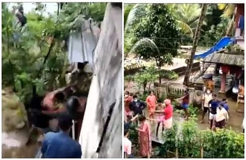 സംഘര്‍ഷത്തിന്റെ ടെലിവിഷന്‍ ദൃശ്യം