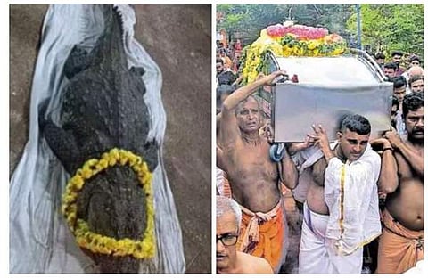 ബബിയ മുതല, സംസ്‌കാര ചടങ്ങ്