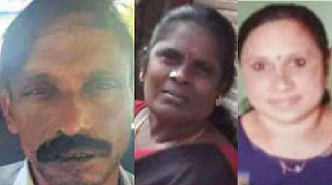 പ്രതി ഷാഫി, കൊല്ലപ്പെട്ട പത്മ, റോസ്ലിൻ,