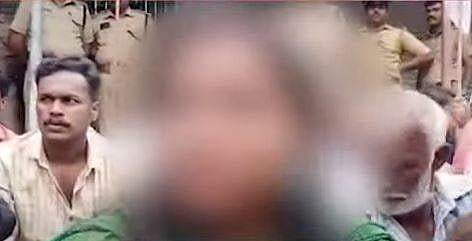 പീഡനത്തിന് ഇരയായ യുവതി മാധ്യമങ്ങളെ കാണുന്നു