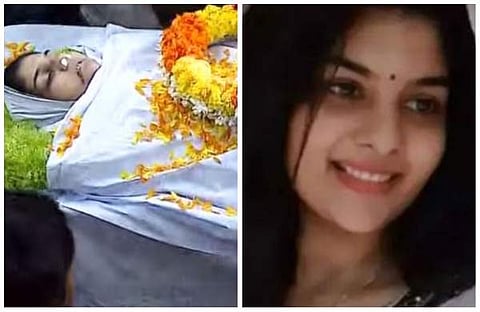സംസ്‌കാര ചടങ്ങില്‍ നിന്ന്, വിഷ്ണുപ്രിയ
