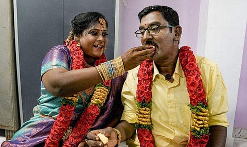 ദീപയും മഹേന്ദ്രനും/ ചിത്രം: പിടിഐ