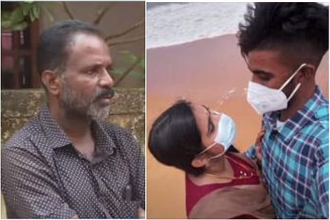 ജയരാജന്‍, ഗ്രീഷ്മയും ഷാരോണും/ ടിവി ദൃശ്യം