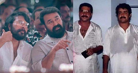 മോഹൻലാലിന്റെ കല്യാണത്തിനു വച്ചു, 30 വർഷത്തിനു ശേഷം ബറോസ് പൂജയ്ക്കെത്തിയതും അതേ കണ്ണടയിൽ; അമ്പരപ്പിച്ച് മമ്മൂട്ടി