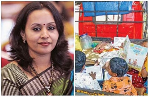 മന്ത്രി വീണാ ജോര്‍ജ്, പെട്ടി ഓട്ടോയില്‍ താമസമാക്കിയ കുട്ടികള്‍ 