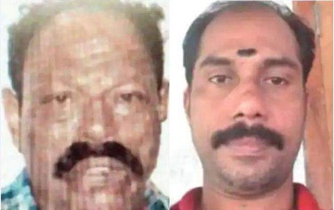 അറസ്റ്റിലായ പ്രഭാകരൻ, മരിച്ച ഷിജു