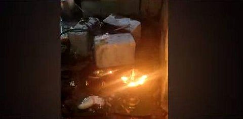 തൃശൂരില്‍ നടന്ന പൂജ/ ടിവി ദൃശ്യം