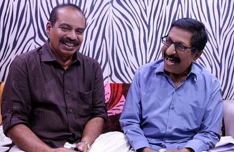 Sathyan Anthikad and Sreenivasan