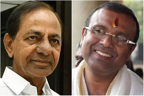 ചന്ദ്രശേഖര റാവു, തുഷാര്‍ വെള്ളാപ്പള്ളി/ ഫയല്‍
