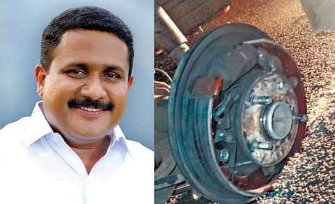 ആന്റണി ജോണ്‍, ടയർ ഊരിത്തെറിച്ചപ്പോൾ