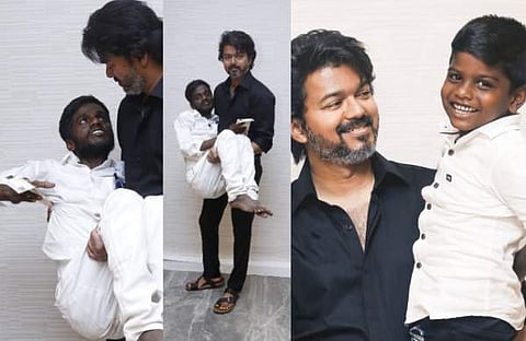 ആരാധകർക്കൊപ്പം വിജയ്/ ട്വിറ്റർ