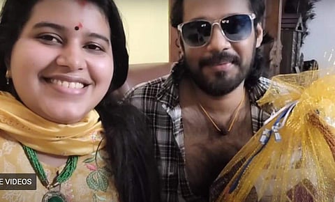 ബാലയും എലിസബത്തും/ വിഡിയോ സ്ക്രീൻഷോട്ട്