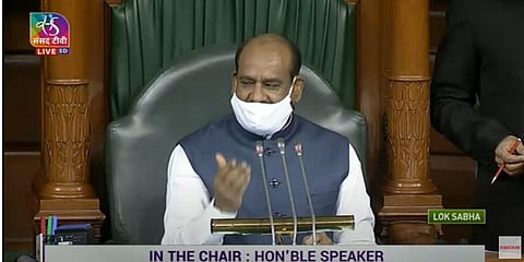സ്പീക്കര്‍ ഓം ബിര്‍ല/ടിവി ദൃശ്യം