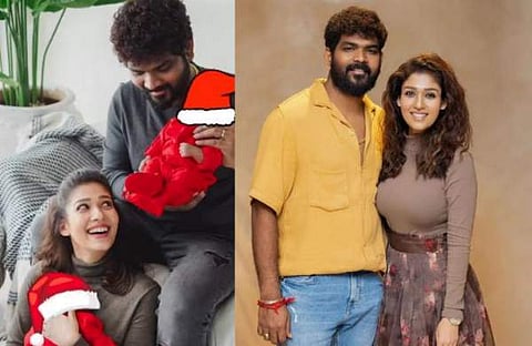നയൻതാരയും വിഘ്നേഷും കുഞ്ഞുങ്ങൾക്കൊപ്പം/ ചിത്രം; ഇൻസ്റ്റ​ഗ്രാം