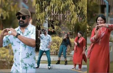 കലോഭവൻ ഷാജോൺ അനു സിത്താരയ്ക്കൊപ്പം ഡാൻസ് ചെയ്യുന്നു/ വിഡിയോ സ്ക്രീൻഷോട്ട്