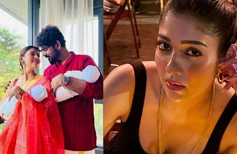 നയൻതാരയും വിഘ്നേഷും മക്കൾക്കൊപ്പം/ ചിത്രം; ഇൻസ്റ്റ​ഗ്രാം