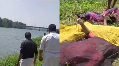 ഒരു കുടുംബത്തിലെ നാലുപേര്‍ ഭാരതപ്പുഴയില്‍ ചാടി മരിച്ചനിലയില്‍