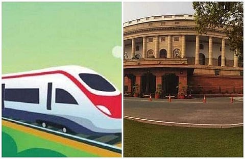 കെ റെയില്‍ രൂപരേഖ, പാര്‍ലമെന്റ്