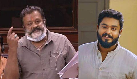 രാജ്യസഭയിൽ സംസാരിക്കുന്ന സുരേഷ് ​ഗോപി/ വിഡിയോ ദൃശ്യം, ​ഗോകുൽ സുരേഷ്/ ഫേയ്സ്ബുക്ക്
