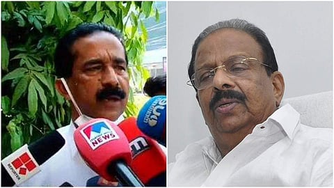 സി വി വര്‍ഗീസ്, കെ സുധാകരന്‍/ ഫയല്‍