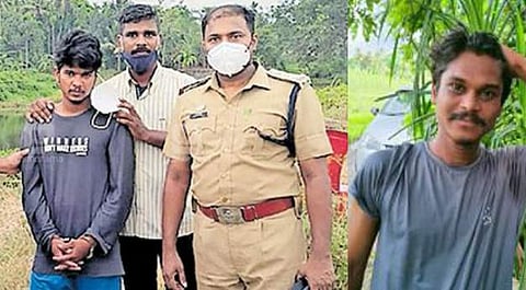 സാബുവിനെ തെളിവെടുപ്പിനു കൊണ്ടുവന്നപ്പോള്‍, മരിച്ച ബാബു