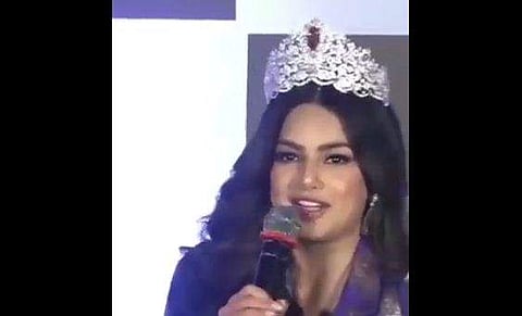ഹര്‍നാസ് സന്ധു/വിഡിയോ ദൃശ്യം