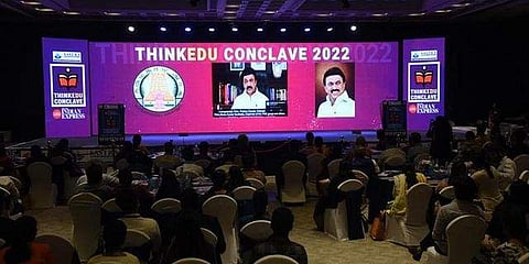 എംകെ സ്റ്റാലിന്റെ വീഡിയോ സന്ദേശം തിങ്ക് എഡ്യു കോണ്‍ക്ലേവില്‍